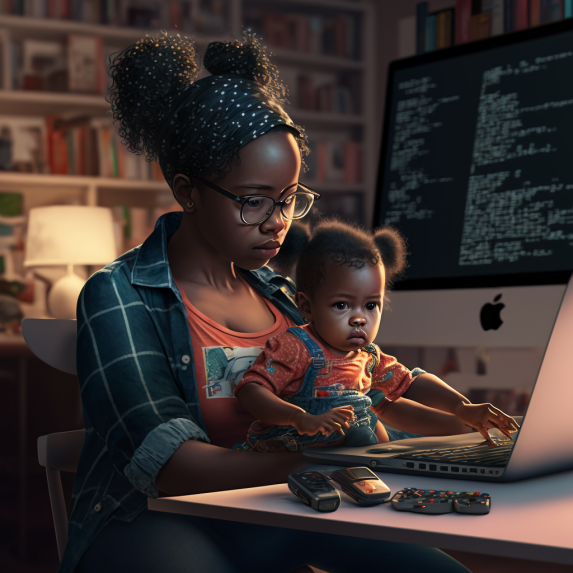 Mom who codes - Mayen Kalu