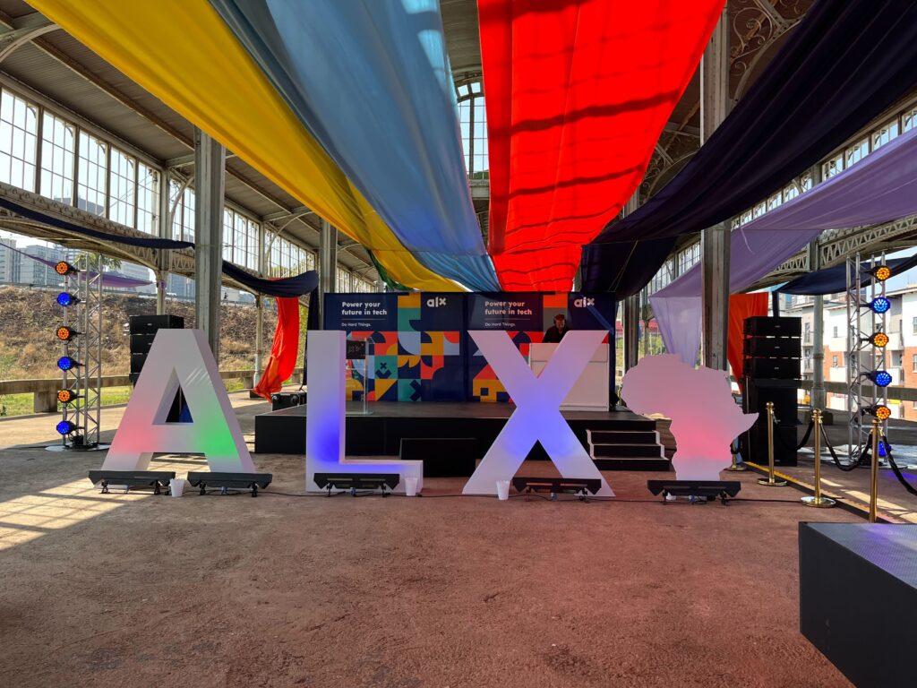 ALX signage at the Karibu ceremony in Johannesburg