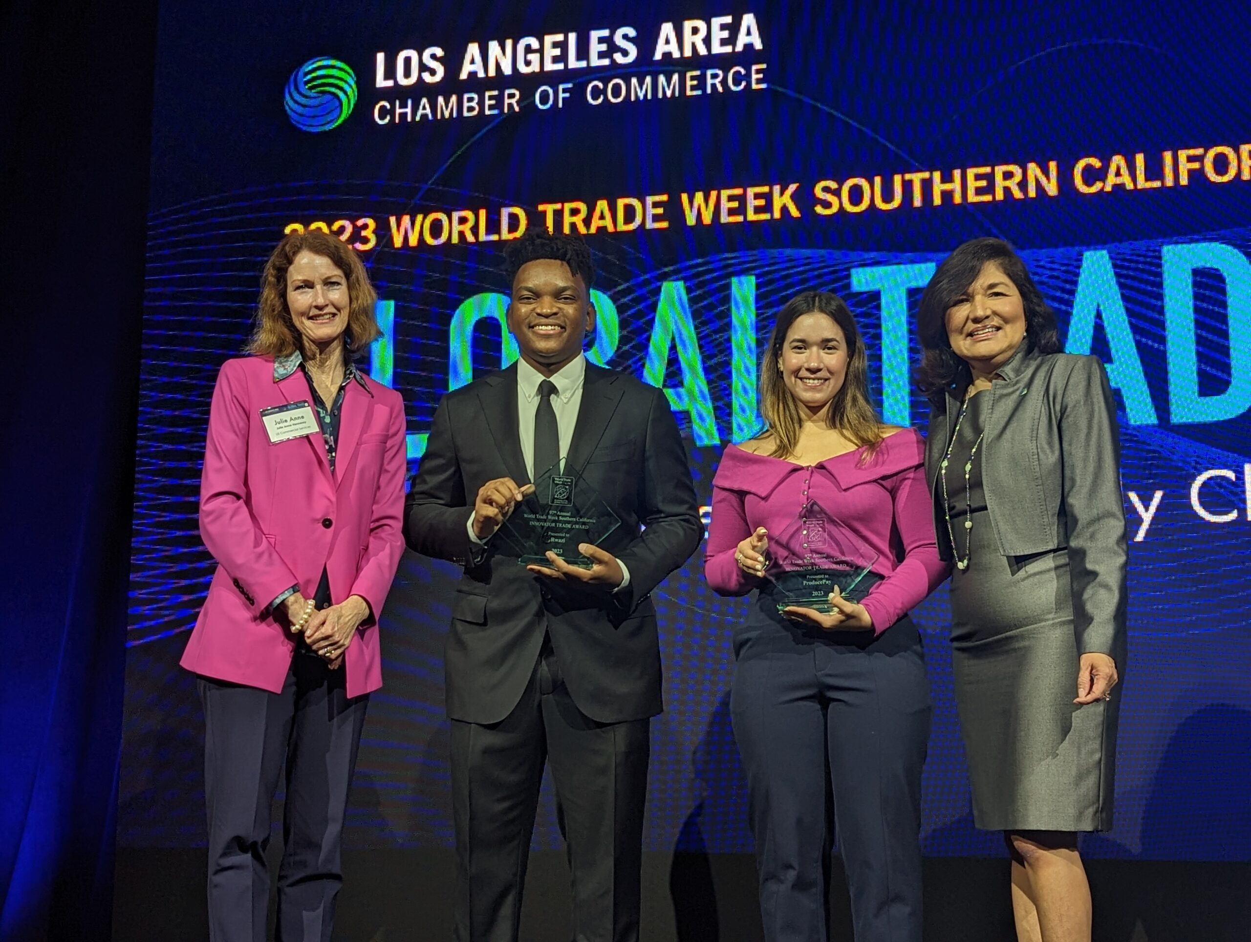 Rwazi Awarded 2023 Innovator in Trade by L.A. Area Chamber and World Trade Week Southern California Committee