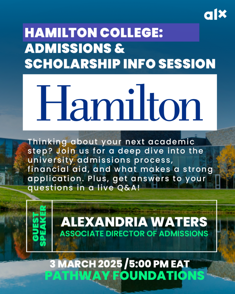 ALX Pathway Presents: Hamilton College Info Session Highlights